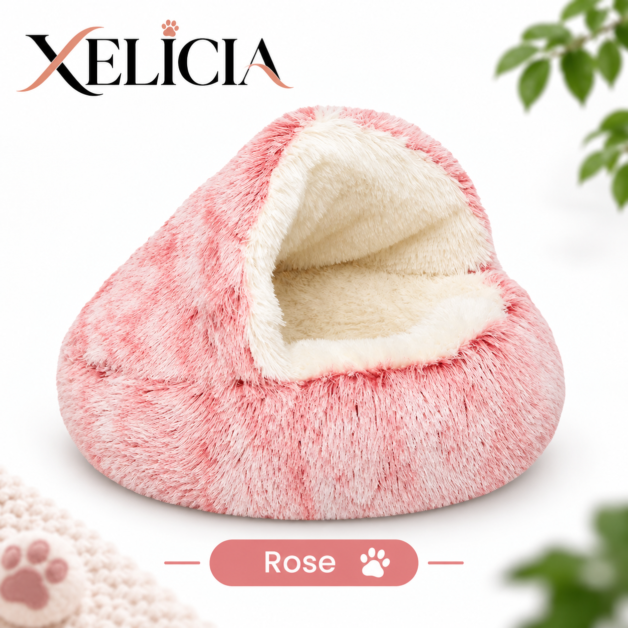 Nid Cocon Douillet pour Chat | Lit Confortable et Moelleux 4 Saisons