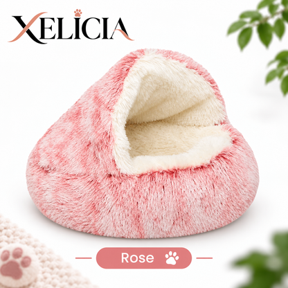 Nid Cocon Douillet pour Chat | Lit Confortable et Moelleux 4 Saisons